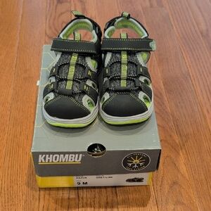Khombu Kids Shoes - Black and Green